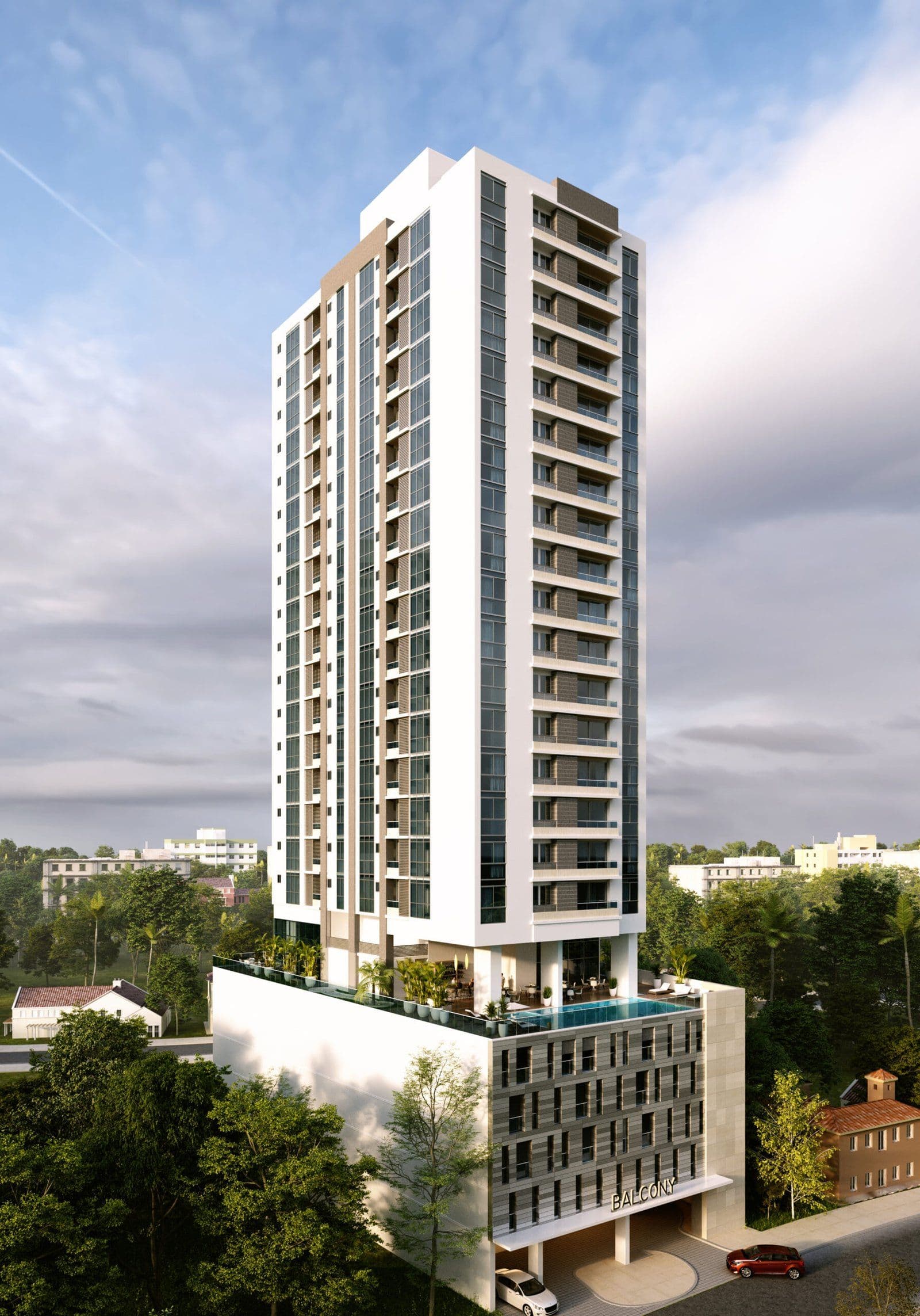BALCONY, apartment project in Hato Pintado, Panama City